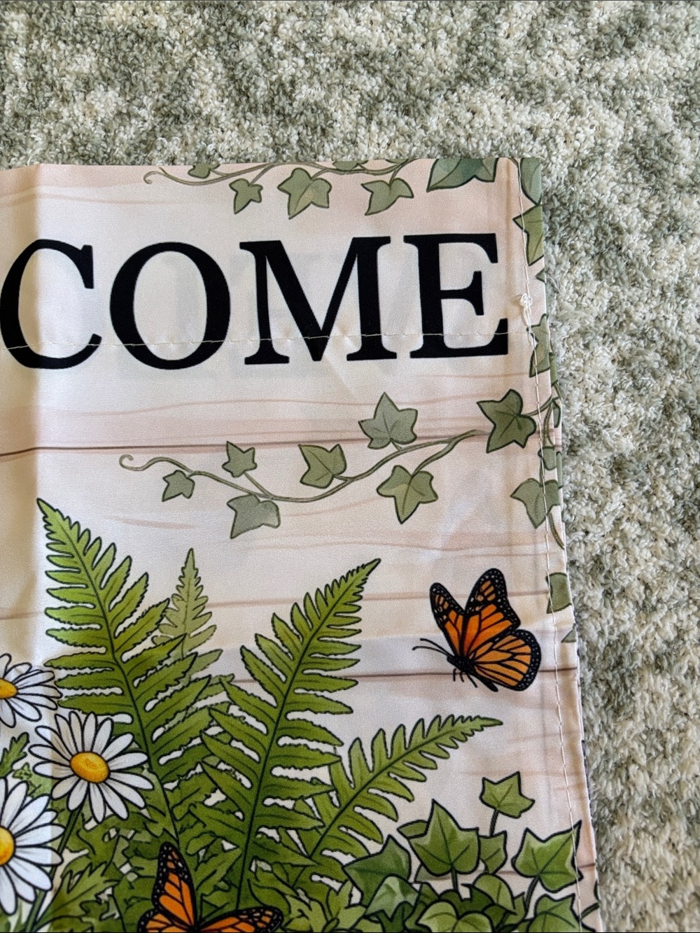 Welcome Western Santa Fe Multicolor Cowboy Boots Sm Garden Flag NWT 11.5x17.75” - Picture 4 of 16